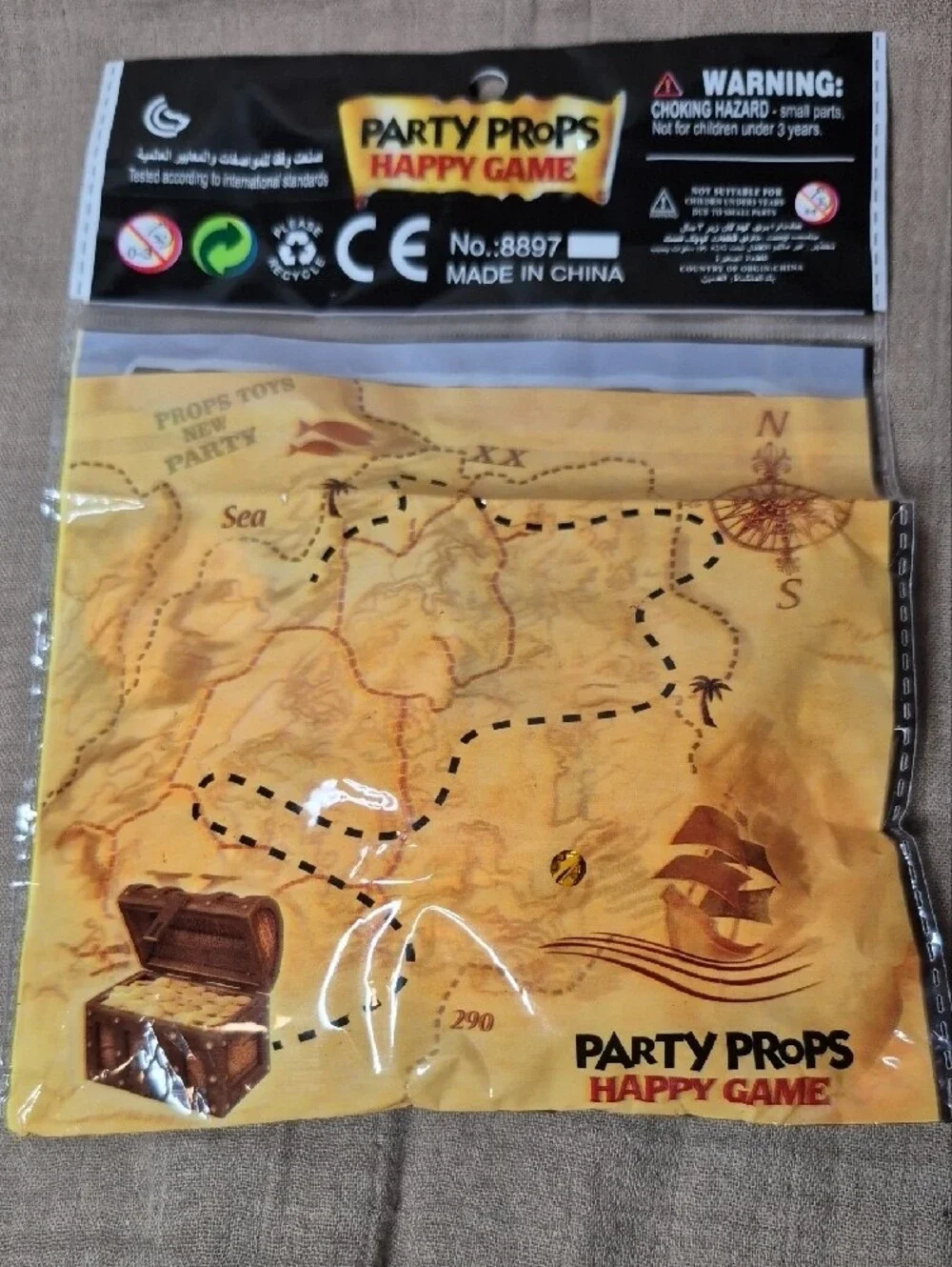 Party Props Happy Game Gold Pirate Coins Pack